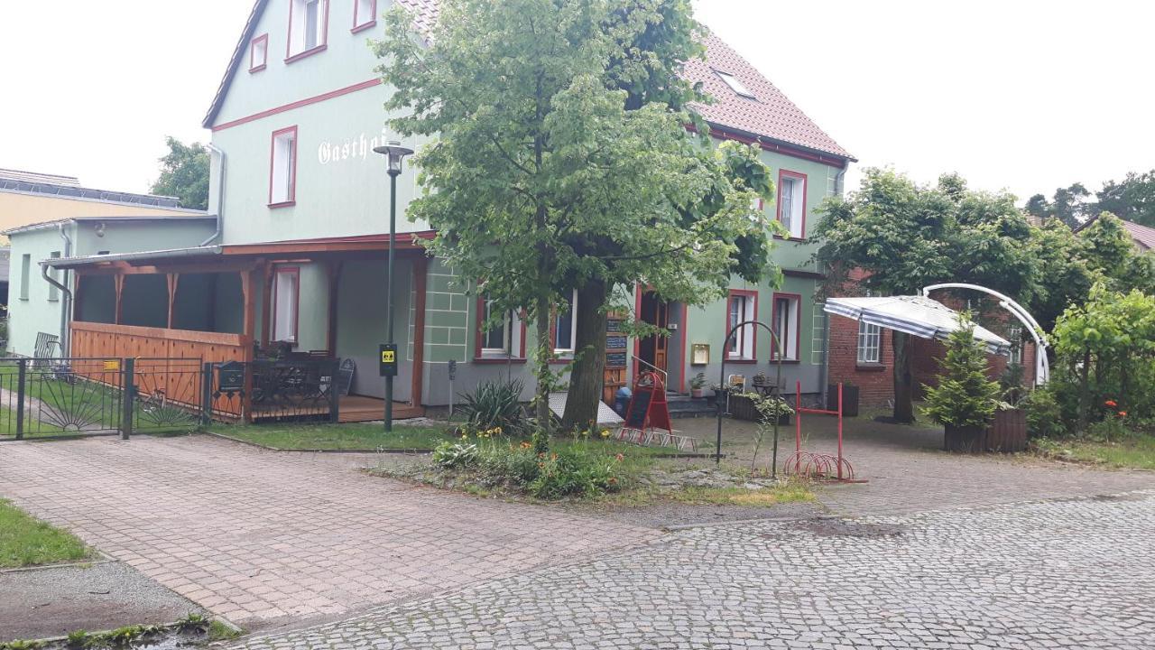 Gasthof Alte Fischerhuette Altfriesack Buitenkant foto