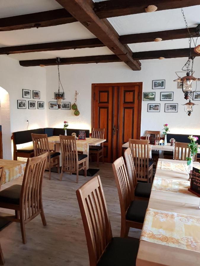 Gasthof Alte Fischerhuette Altfriesack Buitenkant foto