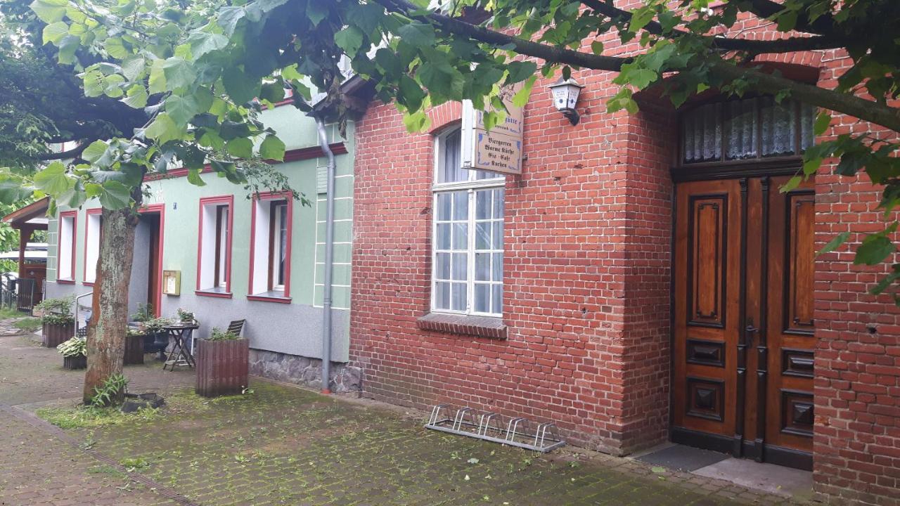 Gasthof Alte Fischerhuette Altfriesack Buitenkant foto