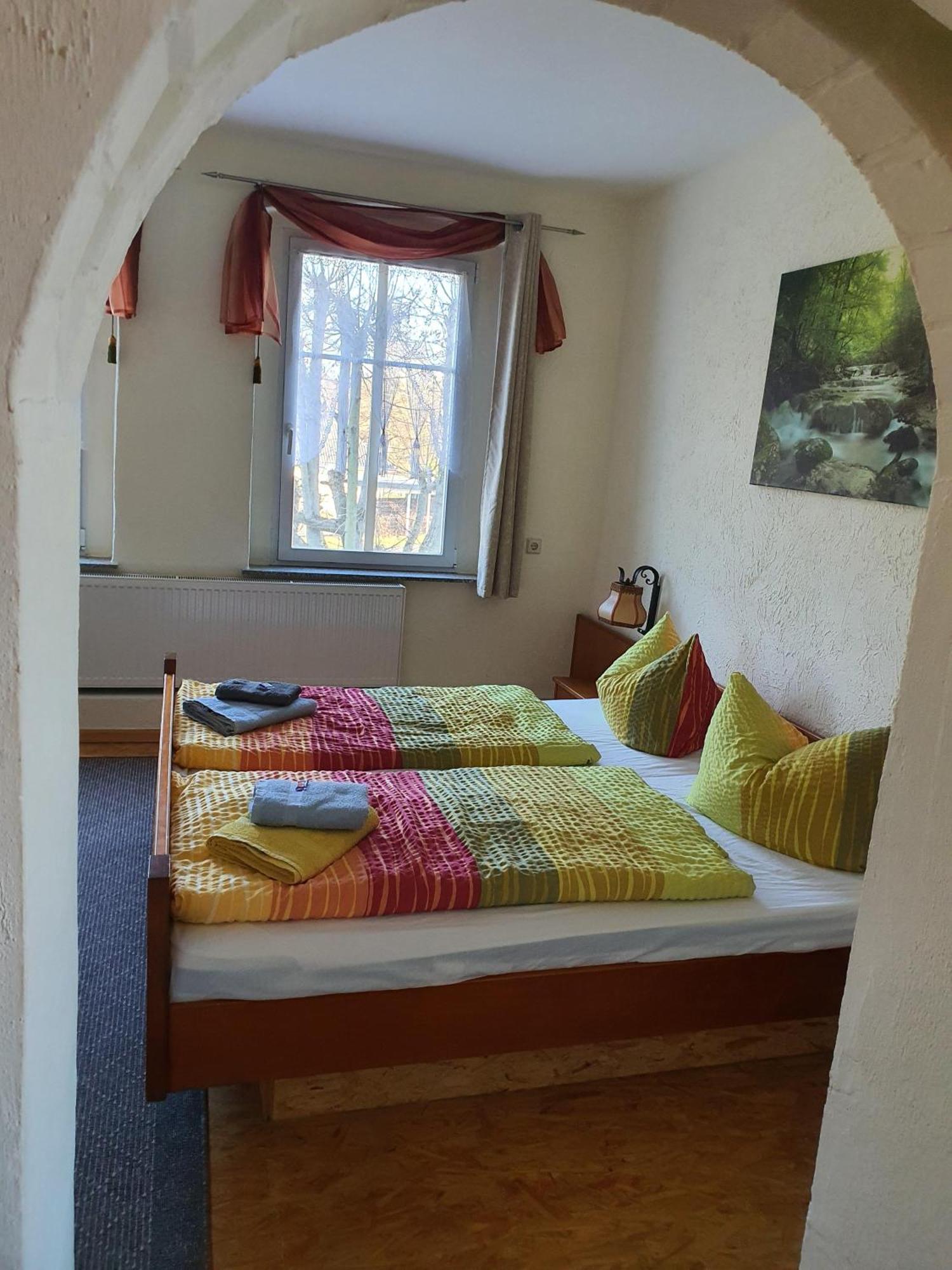 Gasthof Alte Fischerhuette Altfriesack Kamer foto